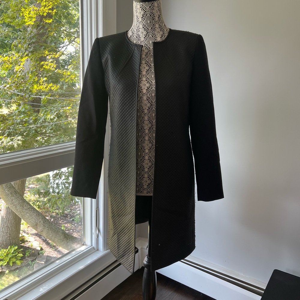 Tahari Black Quilted Women's Jacket